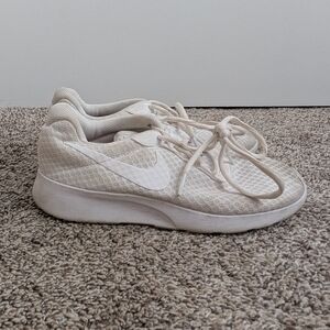 Nike Cream Sneakers Lightweight Mesh Design